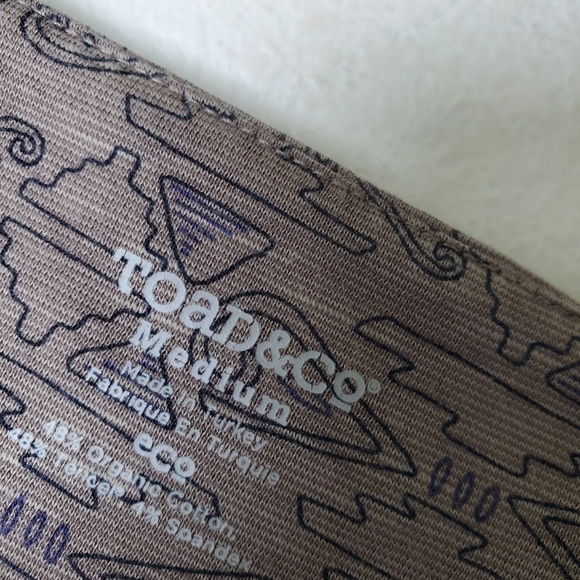 Toad & Co Women's Rosemarie‎ Gray Patterned V-Neck Cap Sleeve Stretch Knit Dress - Picture 3 of 11